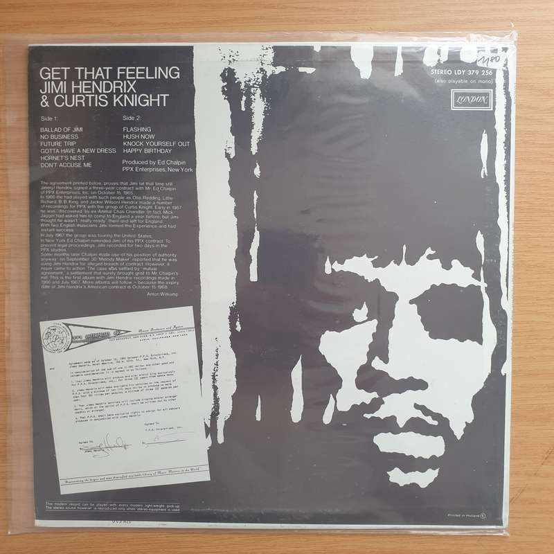 Jimi Hendrix And Curtis Knight  Get That Feeling (Holland Pressing) - Vinyl LP Record - Very-G...
