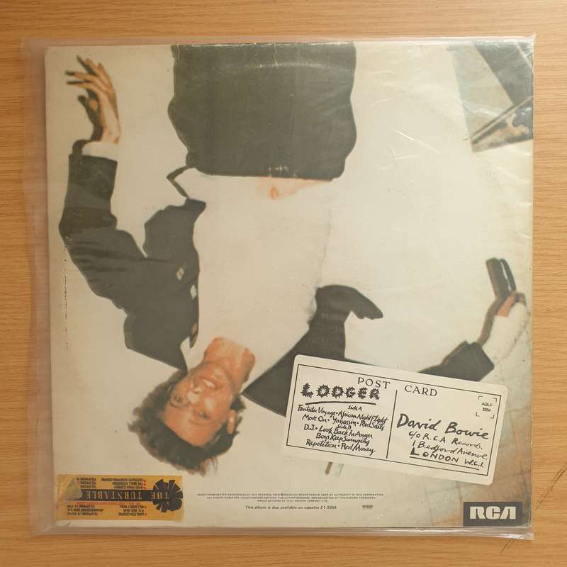 David Bowie  Lodger  - Vinyl LP Record - Very-Good+ Quality (VG+)