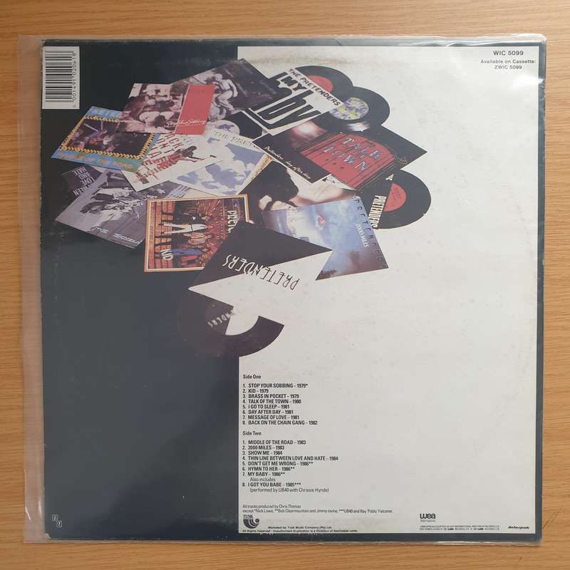 Pretenders  The Singles -  Vinyl LP Record - Very-Good+ Quality (VG+)