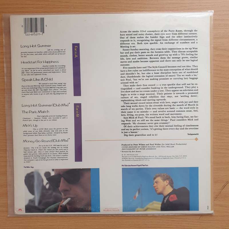 The Style Council  Introducing: The Style Council (US) -  Vinyl LP Record - Very-Good+ Quality...