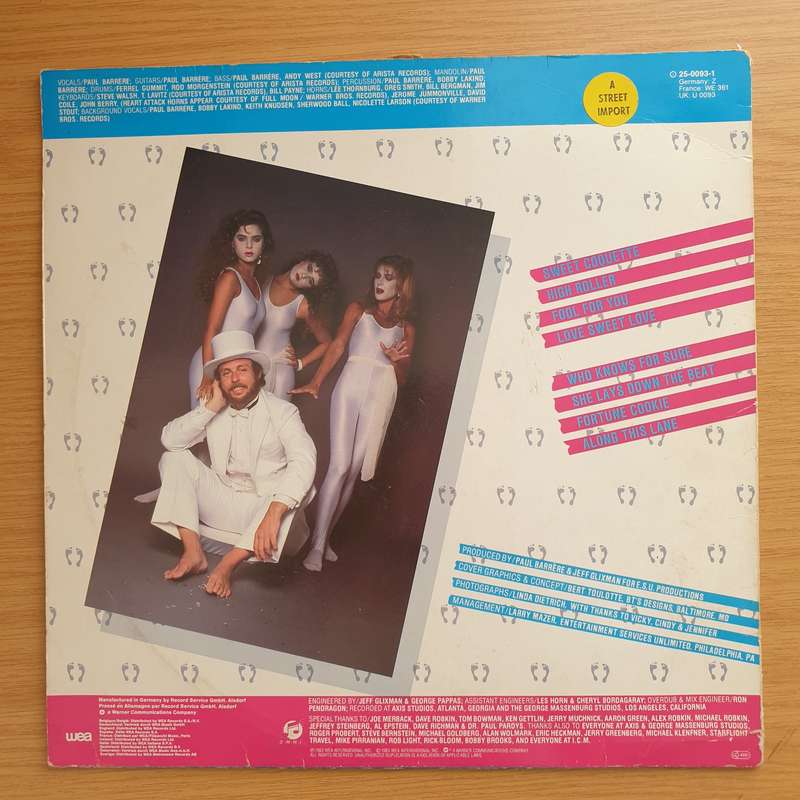 Paul Barrere  On My Own Two Feet - Vinyl LP Record - Very-Good Quality (VG) (verry)