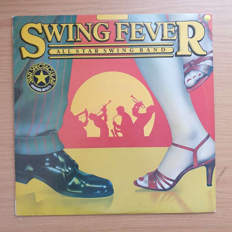 All Star Swing Band  Swing Fever -  Vinyl LP Record - Very-Good+ Quality (VG+) (verygoodplus)