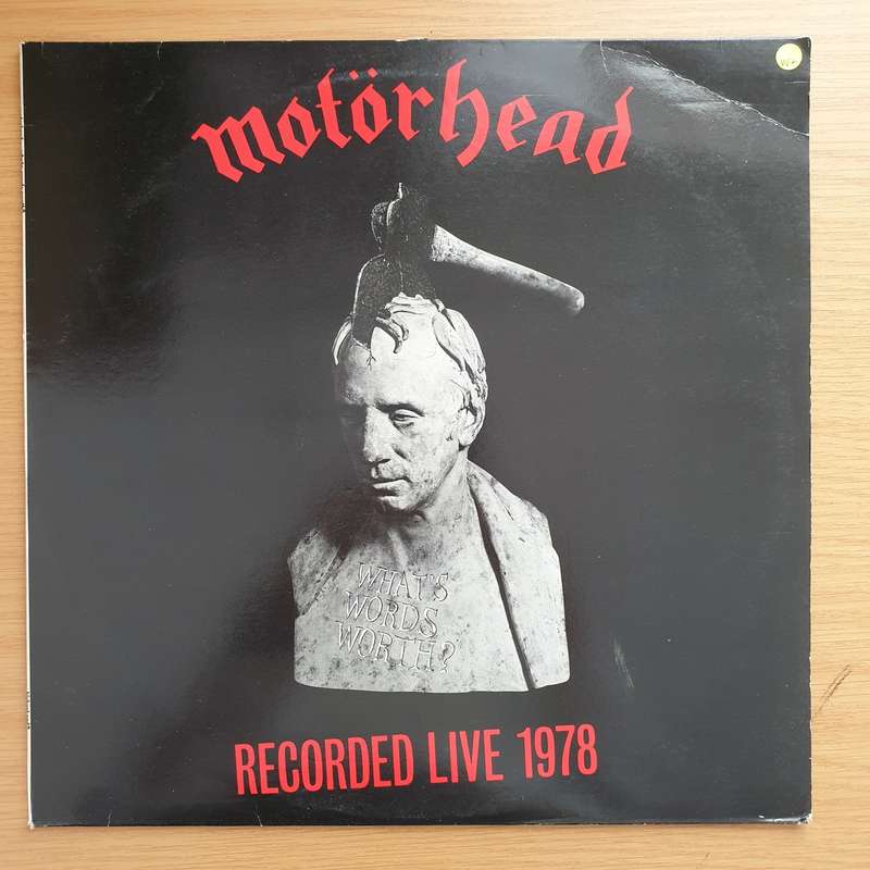 Motorhead  What's Words Worth? (Recorded Live 1978) -  Vinyl LP Record - Very-Good+ Quality (V...