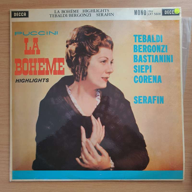 Puccini - La Boheme - Vinyl LP Record - Very-Good+ Quality (VG+)