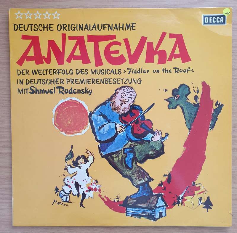 Shmuel Rodensky  Anatevka (Deutsche Originalaufnahme) (Fiddler on the Roof) -  Vinyl LP Record...