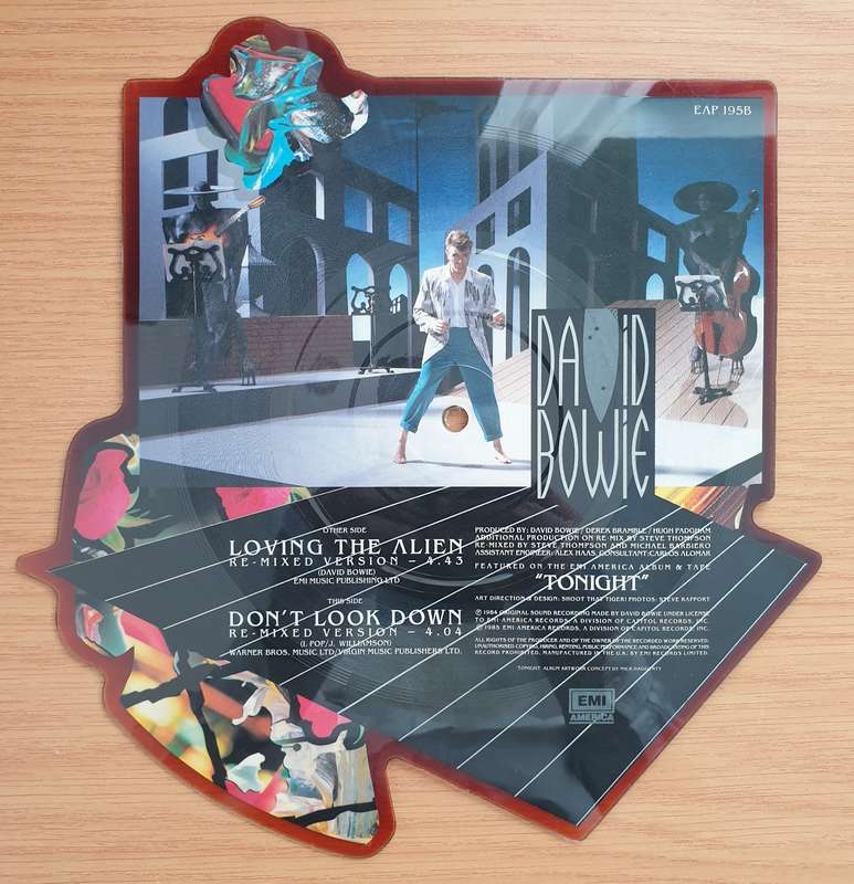 David Bowie  Loving The Alien (Re-mixed Version) -  Vinyl LP Record - Very-Good+ Quality (VG+)...
