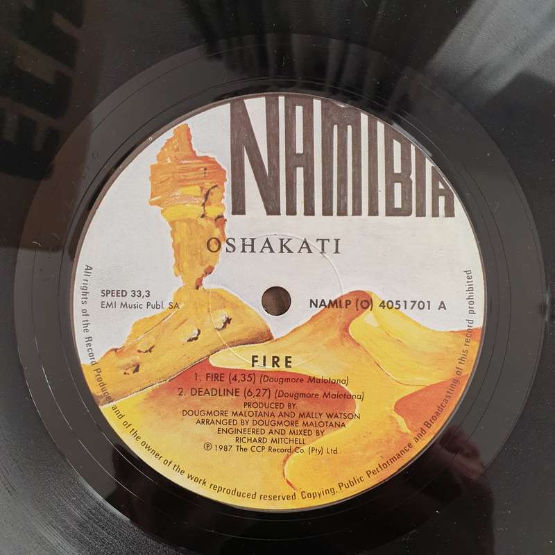 Oshakati  Fire -  Vinyl LP Record - Very-Good+ Quality (VG+) (verygoodplus)