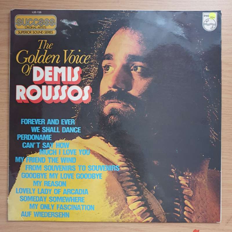 The Golden Voice of Demis Roussos  Vinyl LP Record - Very-Good+ Quality (VG+) (verygoodplus)