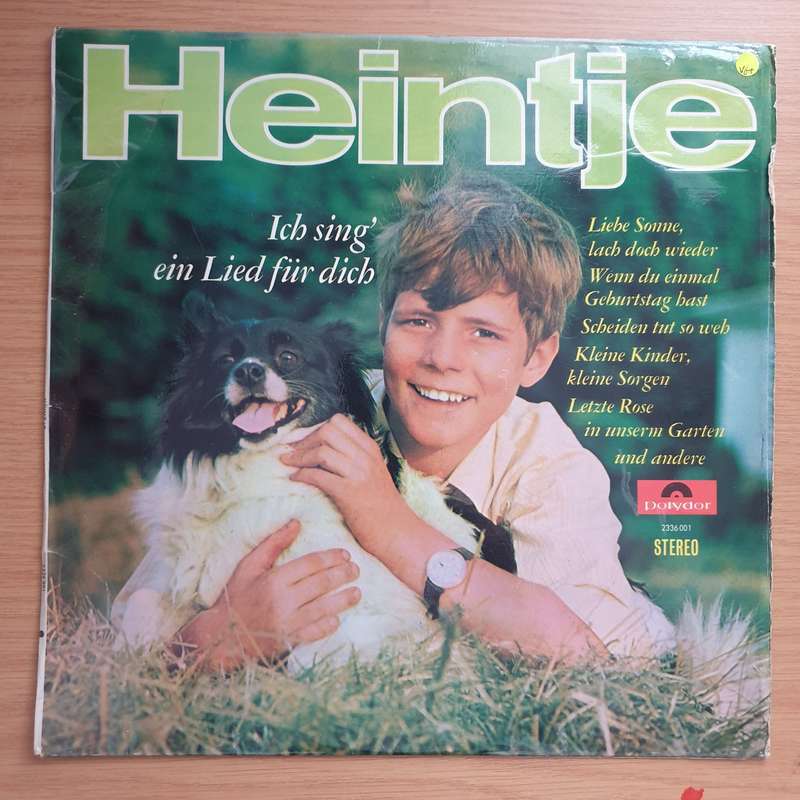 Heintje  Ich Sing' Ein Lied Für Dich  Vinyl LP Record - Very-Good+ Quality (VG+) (verygood...