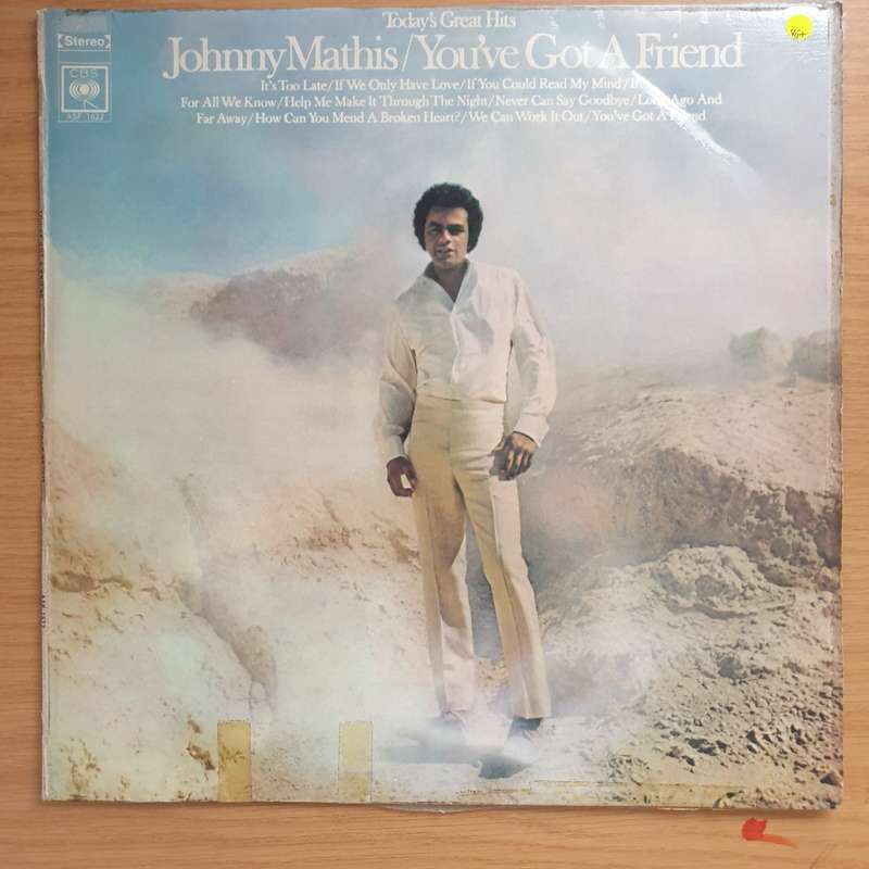 Johnny Mathis - You've Got a Friend  Vinyl LP Record - Very-Good+ Quality (VG+) (verygoodplus)