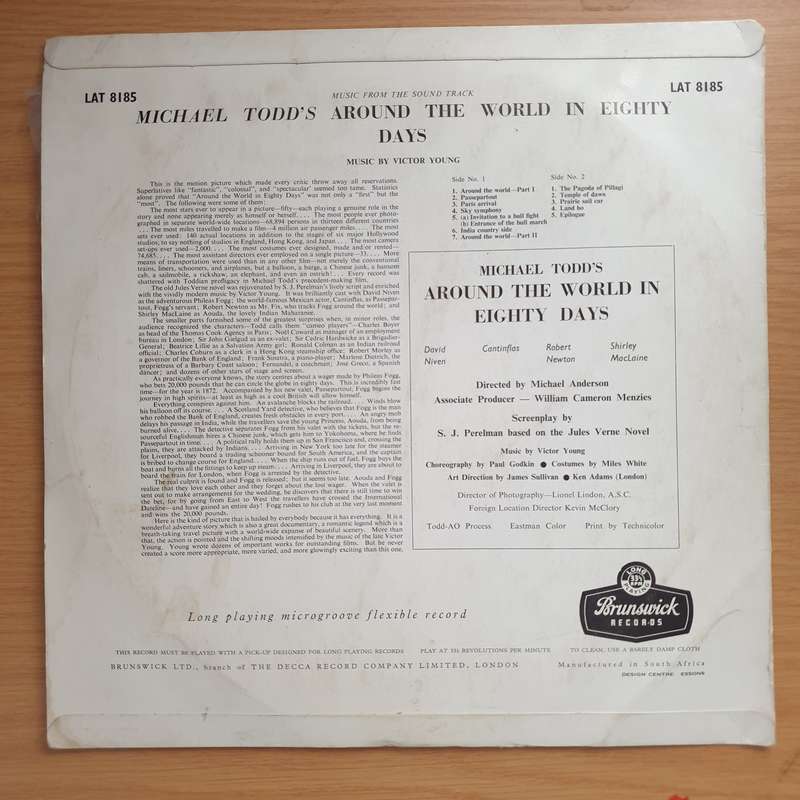 Around The World In 80 Days - Victor Young  Michael Todd's  - Music From The Sound Track - Vin...