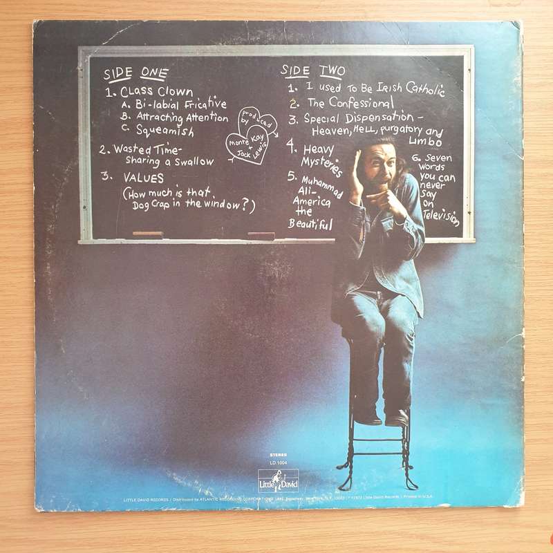 George Carlin  Class Clown - Vinyl LP Record - Very-Good+ Quality (VG+)