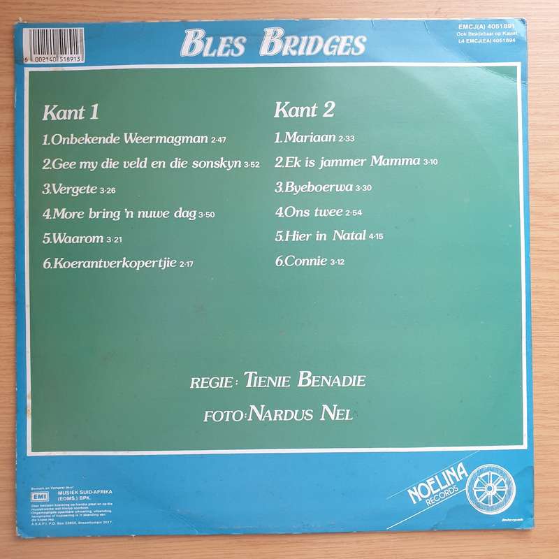 Bles Bridges - Onbekende Weermagman - Vinyl LP Record - Very-Good+ Quality (VG+)