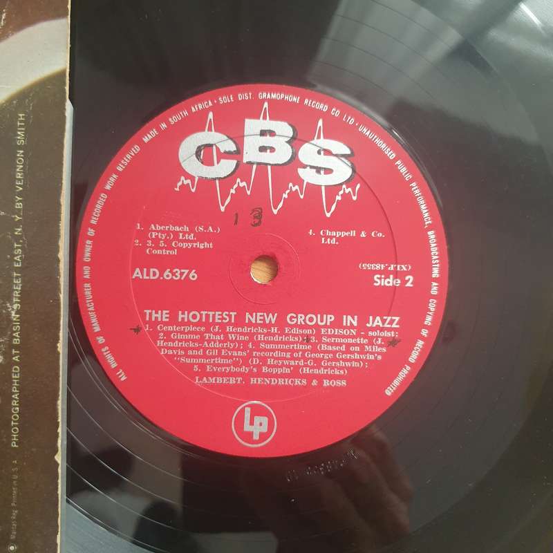 Lambert, Hendricks, & Ross!  The Hottest New Group In Jazz - Vinyl LP Record - Very-Good+ Qual...