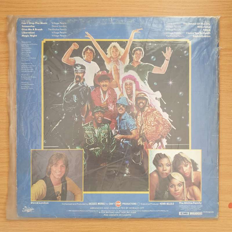 Village People  - Can't Stop the Music - Vinyl LP Record - Very-Good+ Quality (VG+) (verygoodplus)