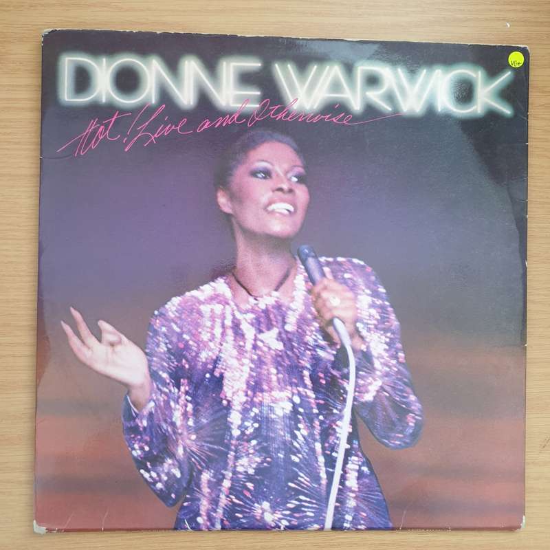 Dionne Warwick  Hot ! Live And Otherwise - Double Vinyl LP Record - Very-Good+ Quality (VG+) (...