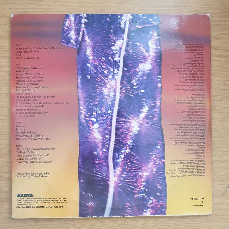Dionne Warwick  Hot ! Live And Otherwise - Double Vinyl LP Record - Very-Good+ Quality (VG+) (...