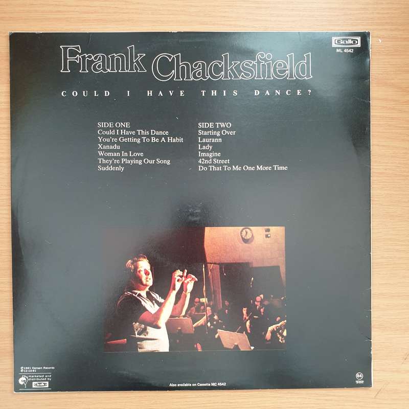 Frank Chacksfield  Could I Have This Dance  - Vinyl LP Record - Very-Good+ Quality (VG+) (very...