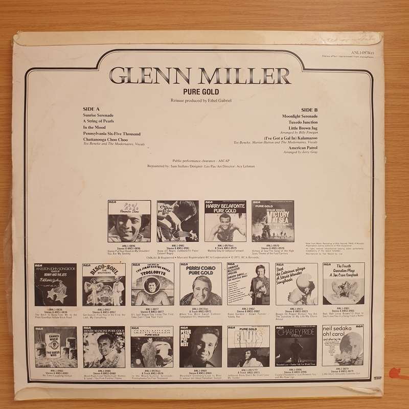 Glenn Miller - Pure Gold - Vinyl LP Record - Very-Good+ Quality (VG+) (verygoodplus)