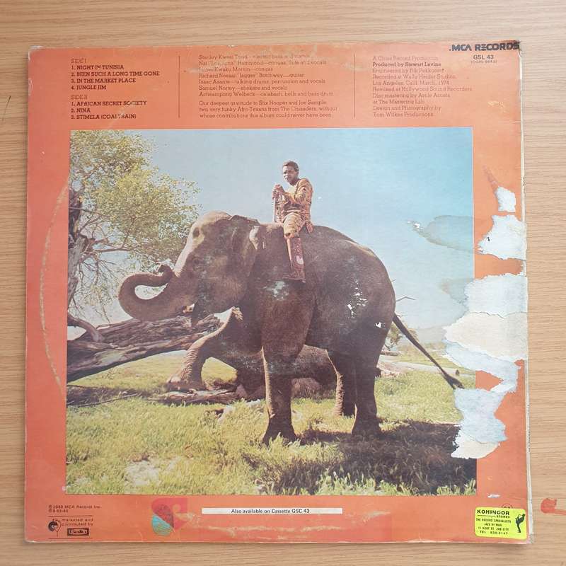 Masekela  I Am Not Afraid - Vinyl LP Record - Very-Good+ Quality (VG+) (verygoodplus)