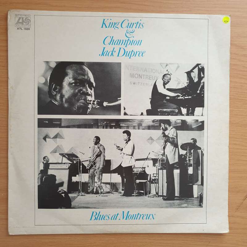 King Curtis & Champion Jack Dupree  Blues At Montreux - Vinyl LP Record - Very-Good+ Quality (...