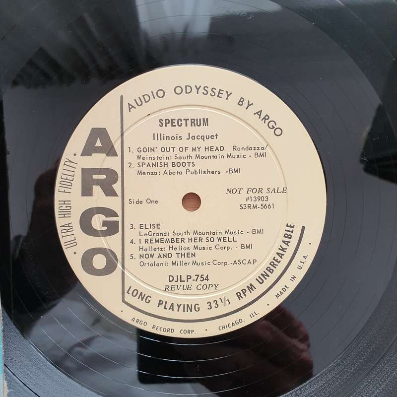 Illinois Jacquet  Spectrum - Promotional Album - Vinyl LP Record - Very-Good+ Quality (VG+) (v...