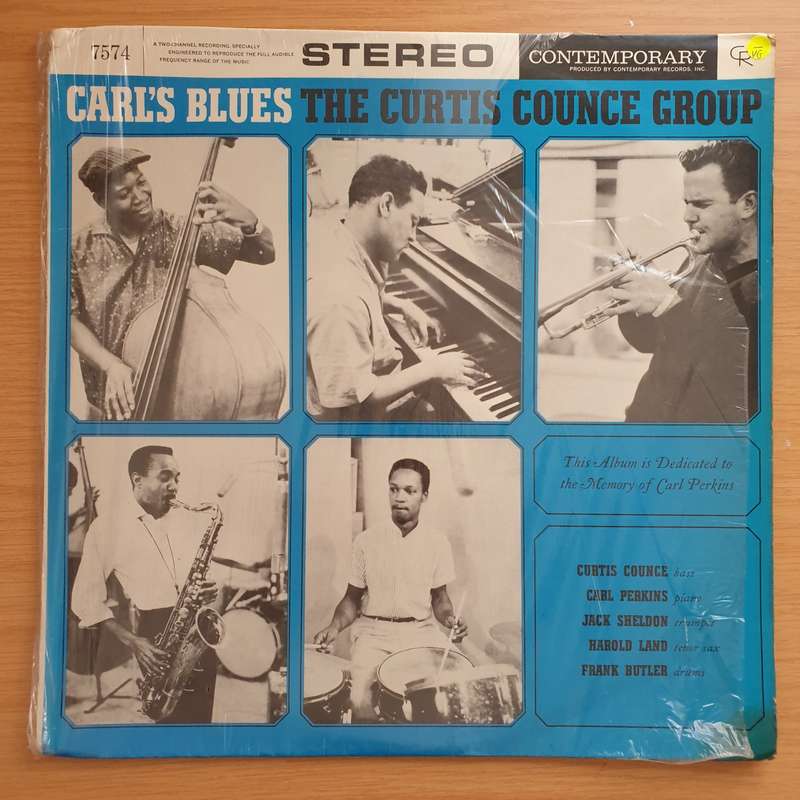 The Curtis Counce Group  Carl's Blues - Vinyl LP Record - Very-Good- Quality (VG-) (verygoodmi...