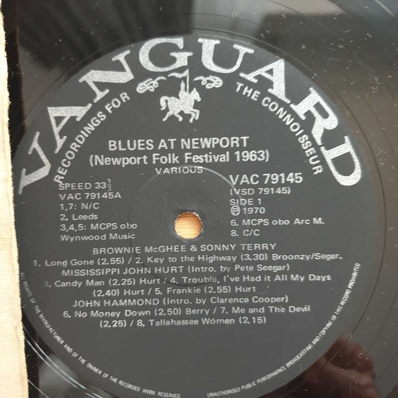 Blues At Newport - Vinyl LP Record - Very-Good Quality (VG) (verry)