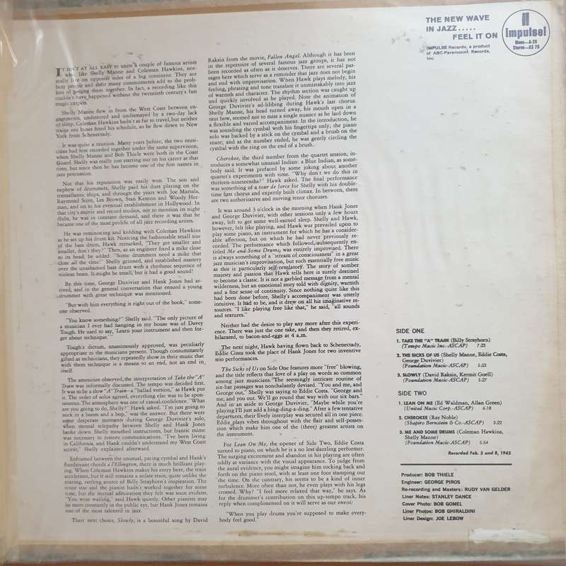 Shelly Manne  2-3-4 - Vinyl LP Record - Very-Good+ Quality (VG+) (verygoodplus)