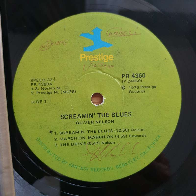 Oliver Nelson Sextet Featuring: Eric Dolphy / Richard Williams  Screamin' The Blues - Vinyl LP...