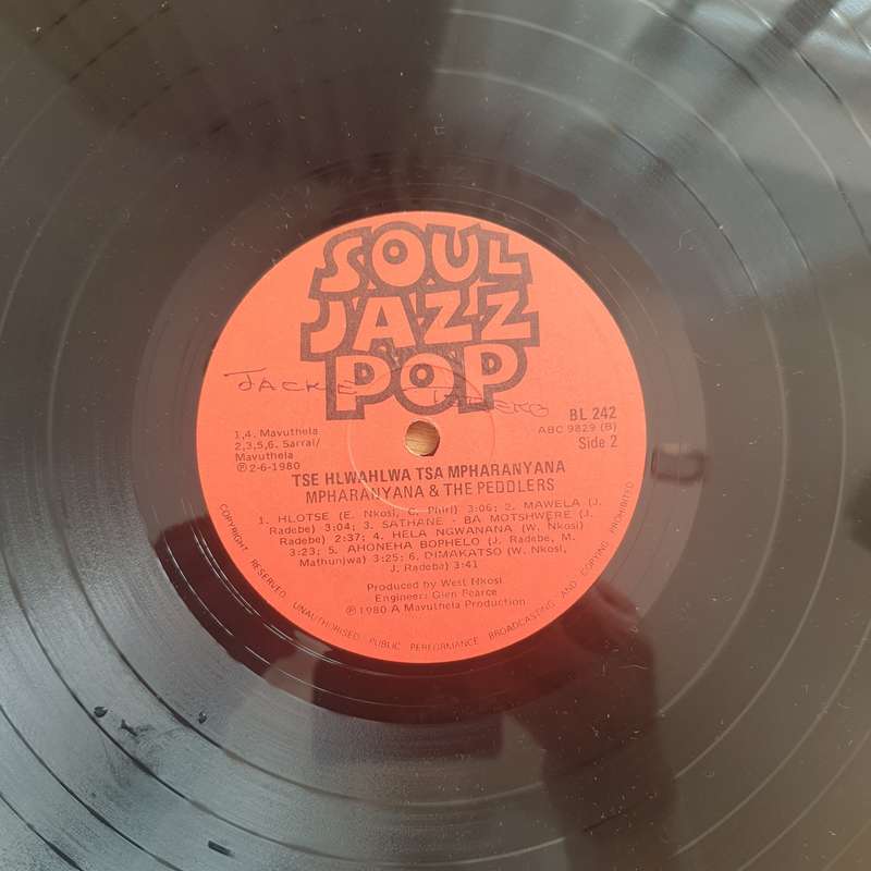 Mpharanyana And The Peddlers  Tse Hlwahlwa Tsa - Vinyl LP Record - Very-Good+ Quality (VG+) (v...