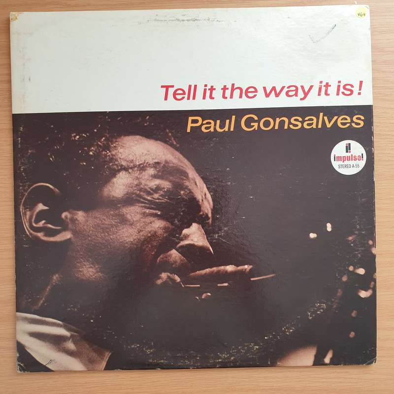 Paul Gonsalves  Tell It The Way It Is! (AS55) - Vinyl LP Record - Very-Good+ Quality (VG+) (ve...
