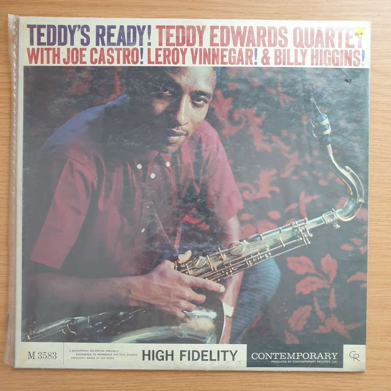 Teddy Edwards Quartet  Teddy's Ready! - Vinyl LP Record - Very-Good+ Quality (VG+) (verygoodplus)