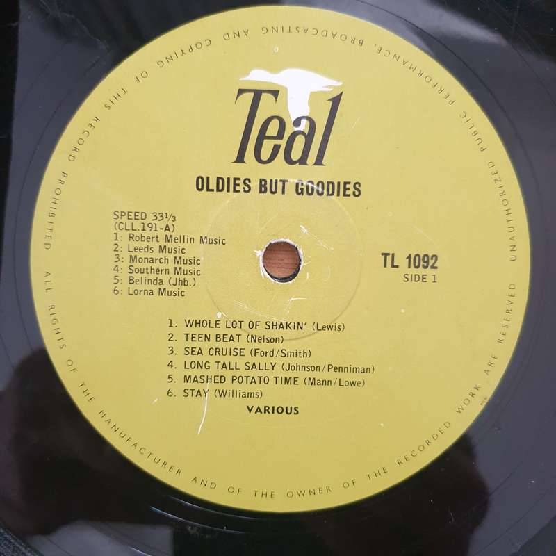 Oldies but Goldies - Vinyl LP Record - Very-Good- Quality (VG-) (verygoodminus)