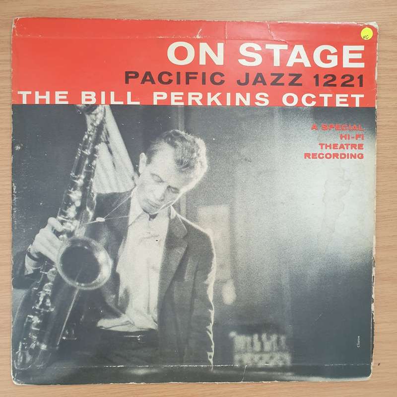 Bill Perkins Octet  On Stage -  Vinyl LP Record - Very-Good Quality (VG) (verry)
