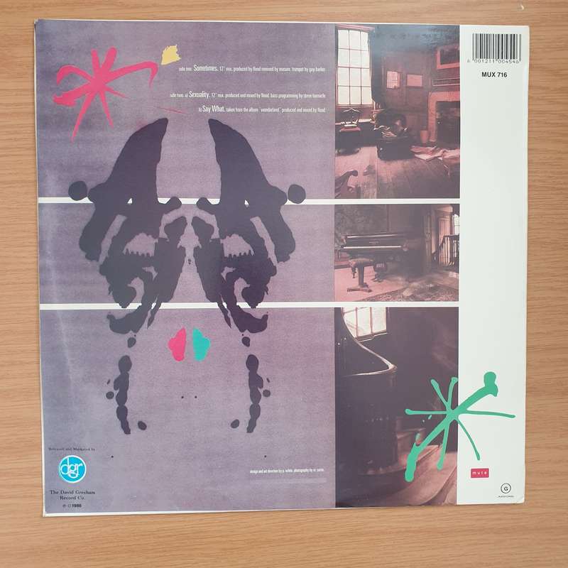 Erasure  Sometimes  - Vinyl LP Record - Very-Good+ Quality (VG+) (verygoodplus)