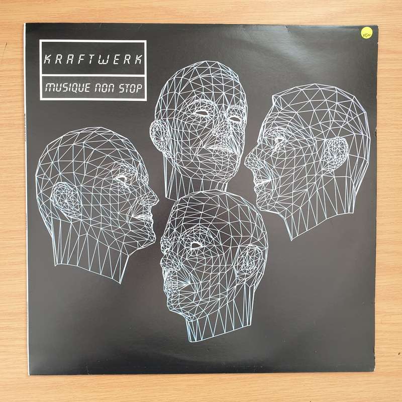 Kraftwerk  Musique Non Stop  - Vinyl LP Record - Very-Good+ Quality (VG+) (verygoodplus)