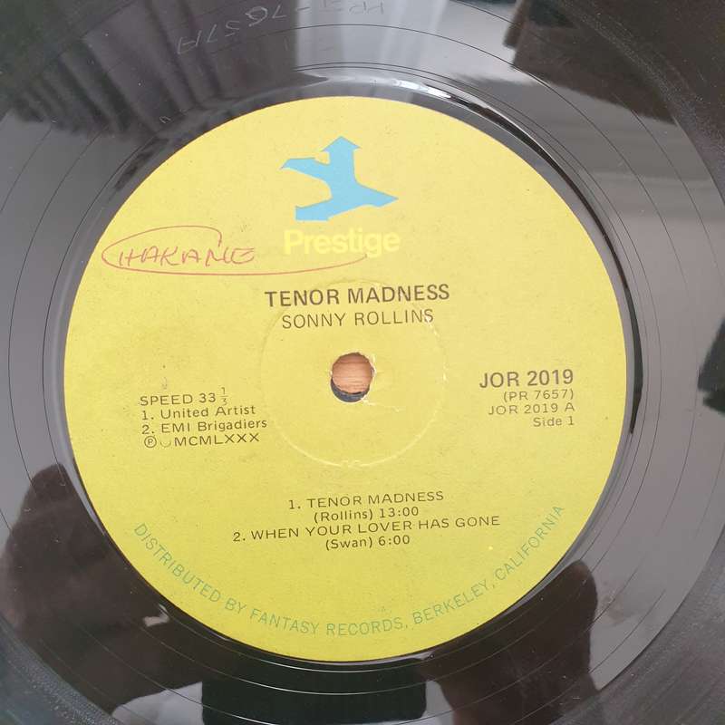 Sonny Rollins  Tenor Madness -  Vinyl LP Record - Very-Good Quality (VG) (verry)