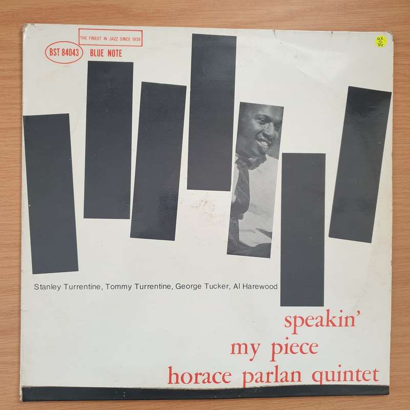 Horace Parlan Quintet  Speakin' My Piece (Blue Note) - Vinyl LP Record - Very-Good- Quality...