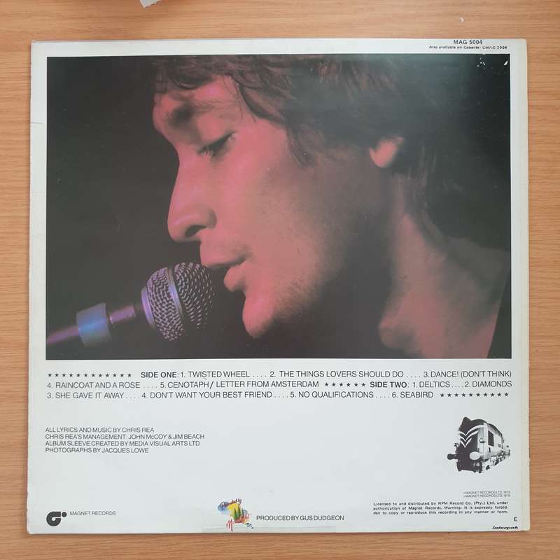 Chris Rea  Deltics  - Vinyl LP Record - Very-Good+ Quality (VG+) (verygoodplus)