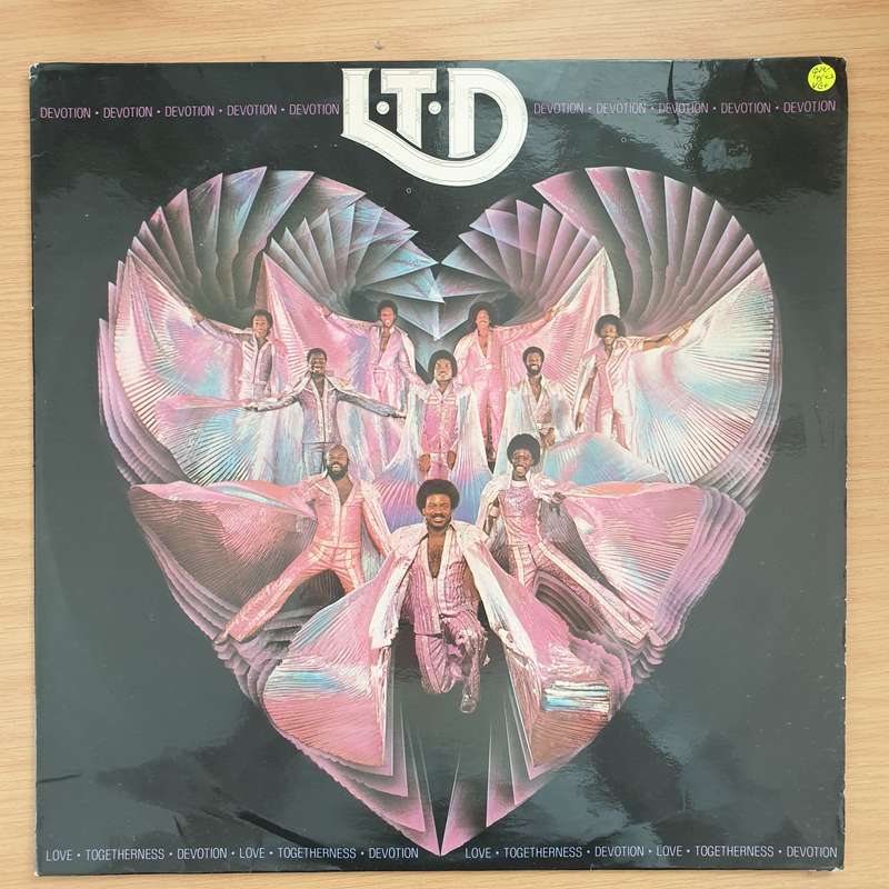 L.T.D.  Devotion (with lyrics sheet)  - Vinyl LP Record - Very-Good+ Quality (VG+) (verygoodplus)
