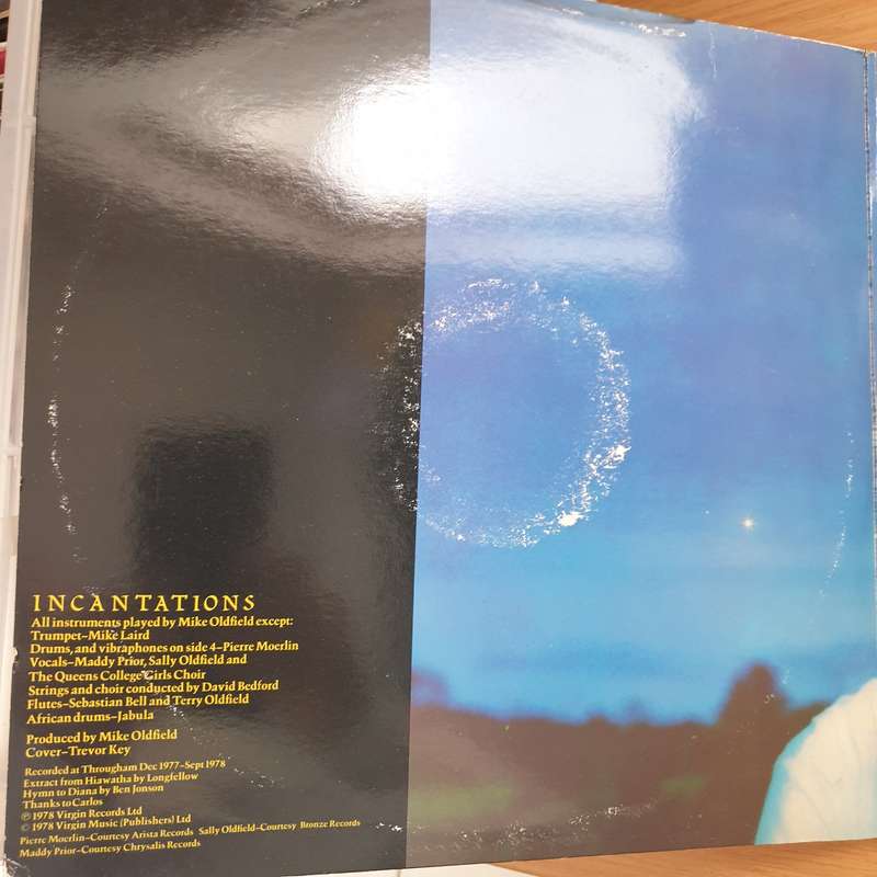 Mike Oldfield  Incantations (UK) - Double Vinyl LP Record - Very-Good+ Quality (VG+)