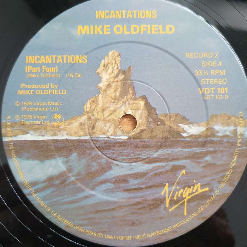 Mike Oldfield  Incantations (UK) - Double Vinyl LP Record - Very-Good+ Quality (VG+)