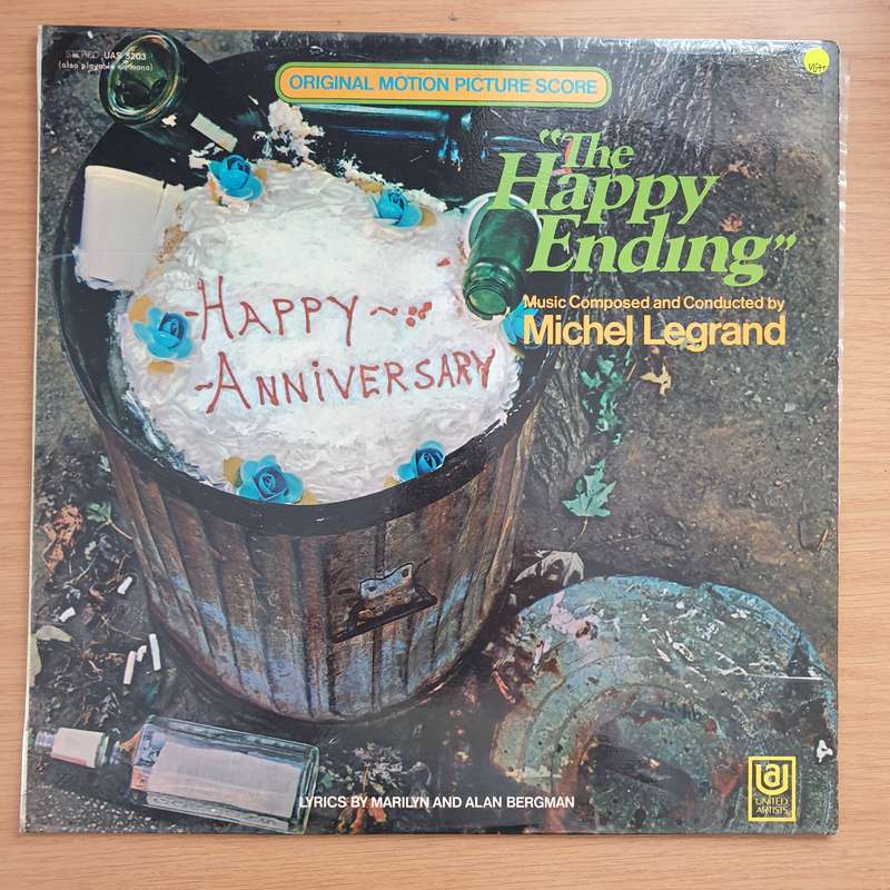 The Happy Ending (Original Motion Picture Score) - Michel Legrand  Vinyl LP Record - Very-Good...