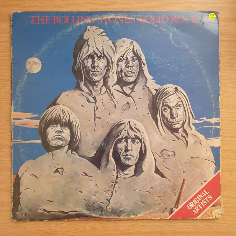 Rolling Stones - Solid Rock  Vinyl LP Record - Very-Good+ Quality (VG+) (verygoodplus)