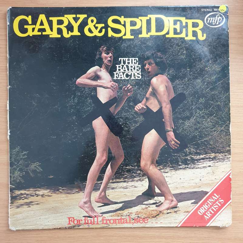 Gary & Spider - The Bare Facts (Rare SA)  Vinyl LP Record - Very-Good+ Quality (VG+) (verygood...