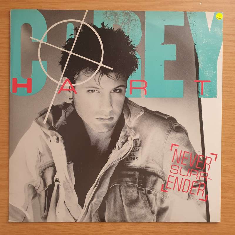 Corey Hart  Never Surrender  Vinyl LP Record - Very-Good+ Quality (VG+) (verygoodplus)