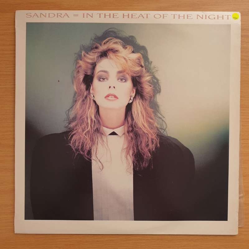 Sandra  In The Heat Of The Night  Vinyl LP Record - Very-Good+ Quality (VG+) (verygoodplus)