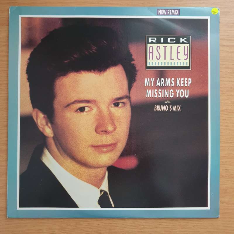 Rick Astley  My Arms Keep Missing You (Bruno's Mix)  Vinyl LP Record - Very-Good+ Qualit...