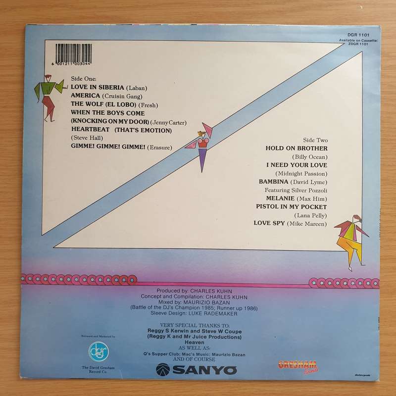 Megadance Volume 1  Vinyl LP Record - Very-Good+ Quality (VG+) (verygoodplus)